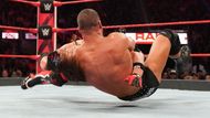 AJ Styles forearm didn't hit the target on Shinsuke Nakamura last night